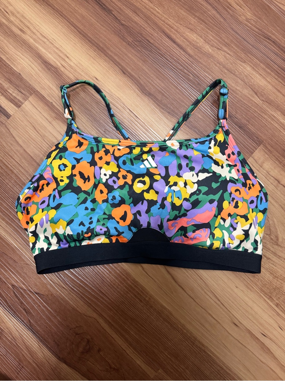 Adidas Women’s Multicolor Floral Sports Top